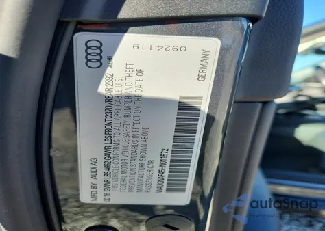 2017 Audi A4 Premium from USA, damaged, VIN WAUGNAF45HN011572